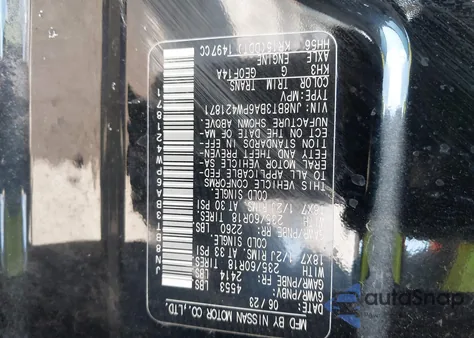 2023 Nissan Rogue Sv from USA, damaged, VIN JN8BT3BA6PW421871